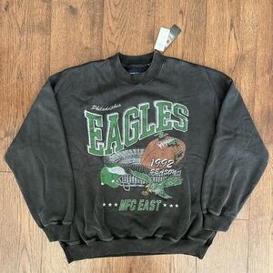 Abercrombie & Fitch Vintage Eagles Crewneck Sweatshirt